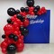 Red Black Balloon Garland 127 Pcs 18In 12In 10In 5In Latex Balloons Arch Kit